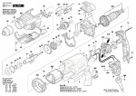 Bosch 3 601 A7B 570 GSB 19-2 RE Percussion Drill 230 V / GB Spare Parts GSB19-2RE